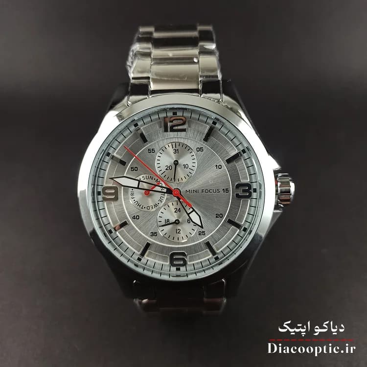 ساعت مچی مردانه اورجینال موتور ژاپنی برند مینی فوکوس سه موتور مدل Mf0199G.01 — تصویر ۳