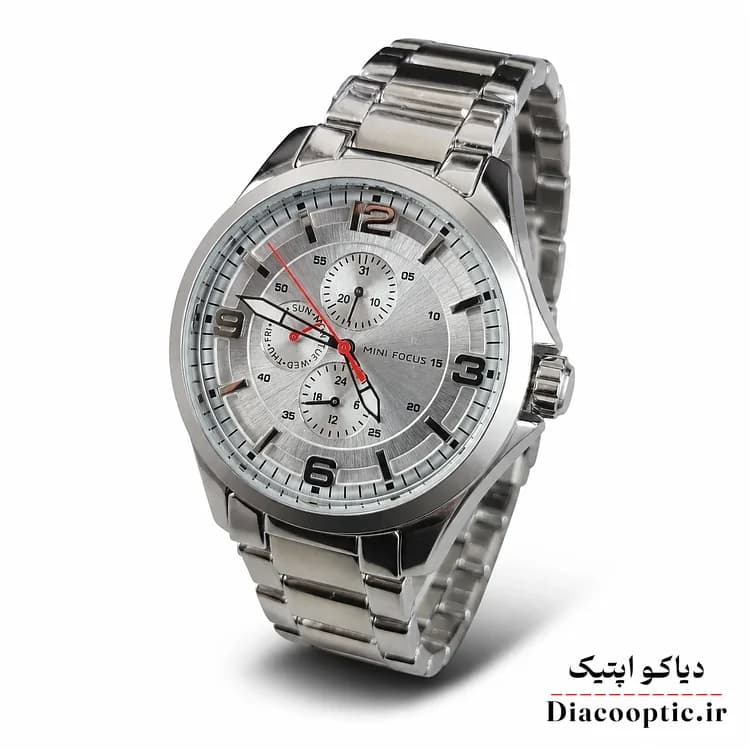 ساعت مچی مردانه اورجینال موتور ژاپنی برند مینی فوکوس سه موتور مدل Mf0199G.01