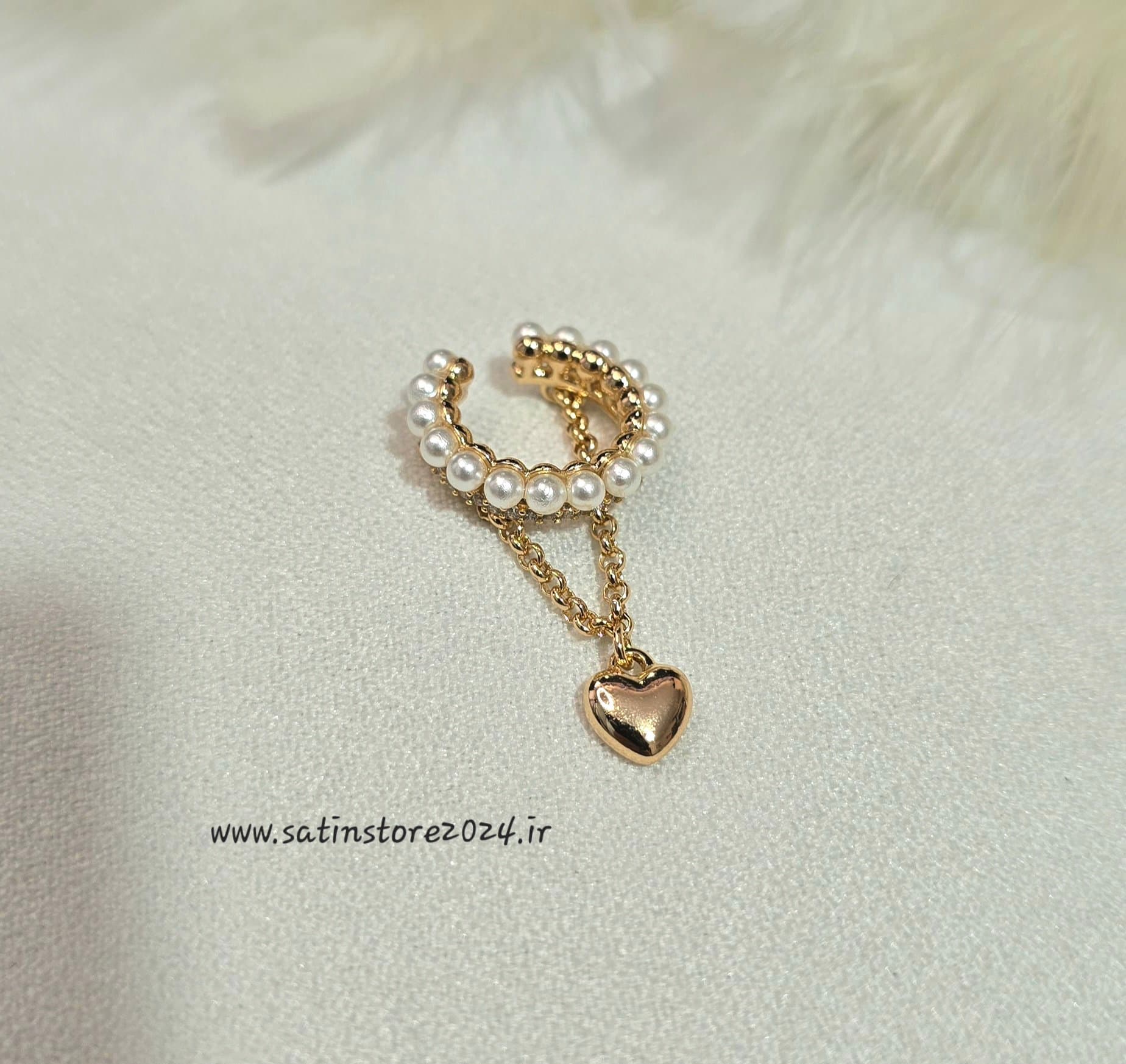 گوشواره ایرکاف ژوپینگ آویزدار کد 2111 — تصویر ۳