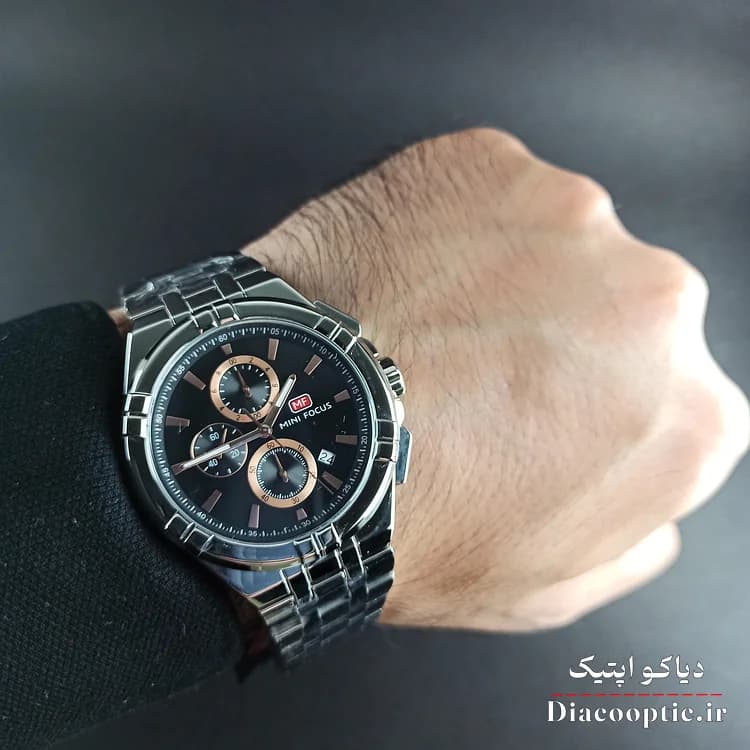 ساعت مچی مردانه اورجینال موتور ژاپنی برند مینی فوکوس سه موتور مدل Mf0471G.01 — تصویر ۸
