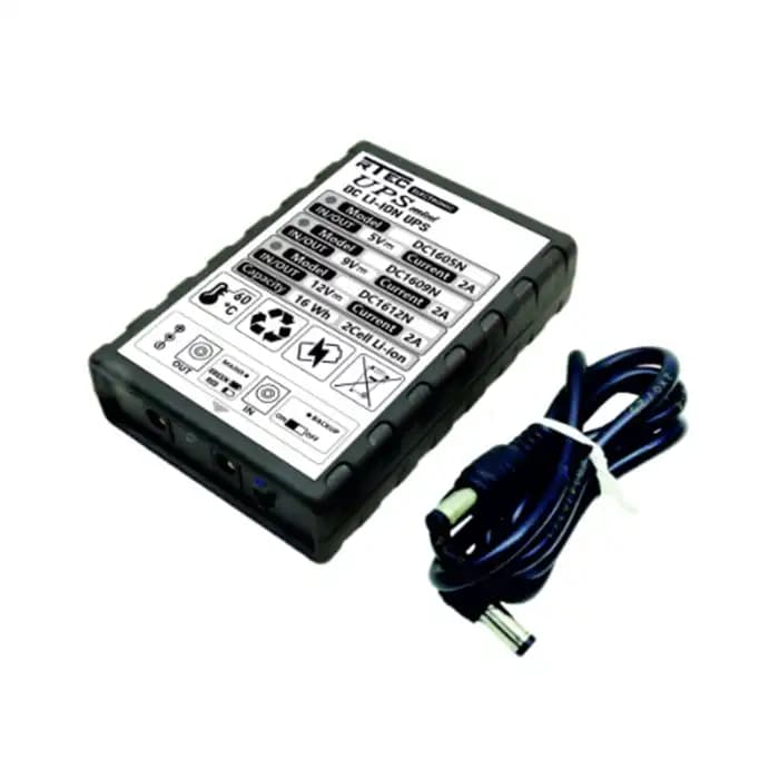 مینی یو پی اس 12 ولت 2 آمپر با باتری داخلی مدل UPS DC1612N — تصویر ۲