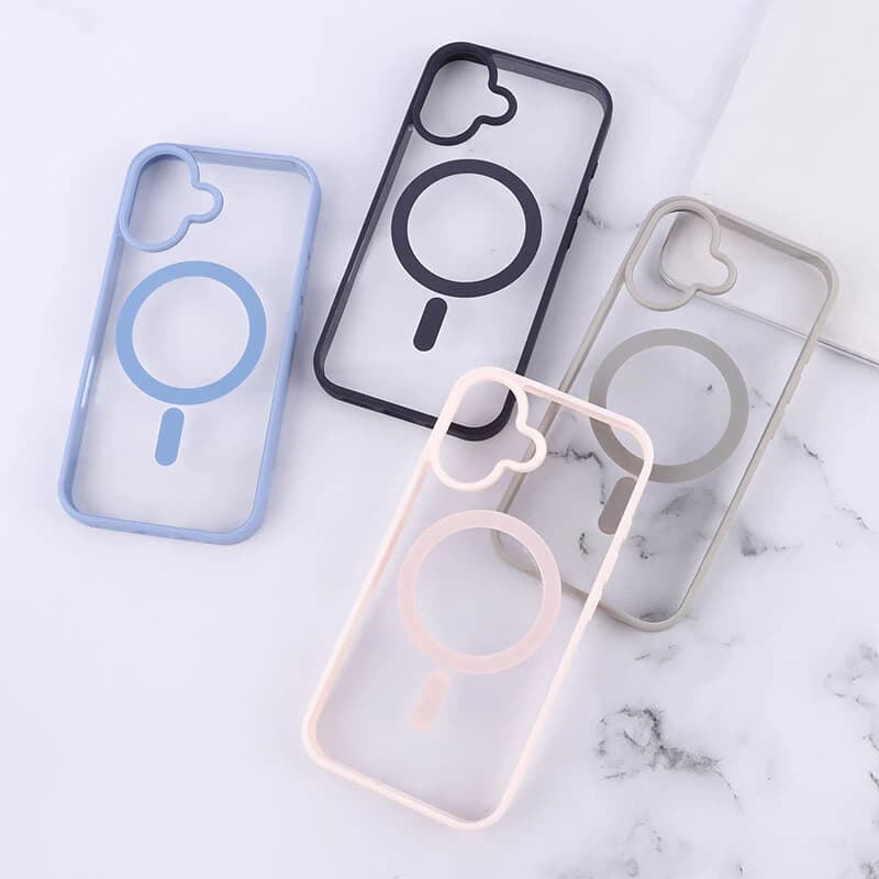 قاب PC مگ سیف آیفون iPhone 16 دور رنگی — تصویر ۷