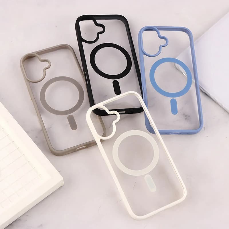 قاب PC مگ سیف آیفون iPhone 16 دور رنگی — تصویر ۵