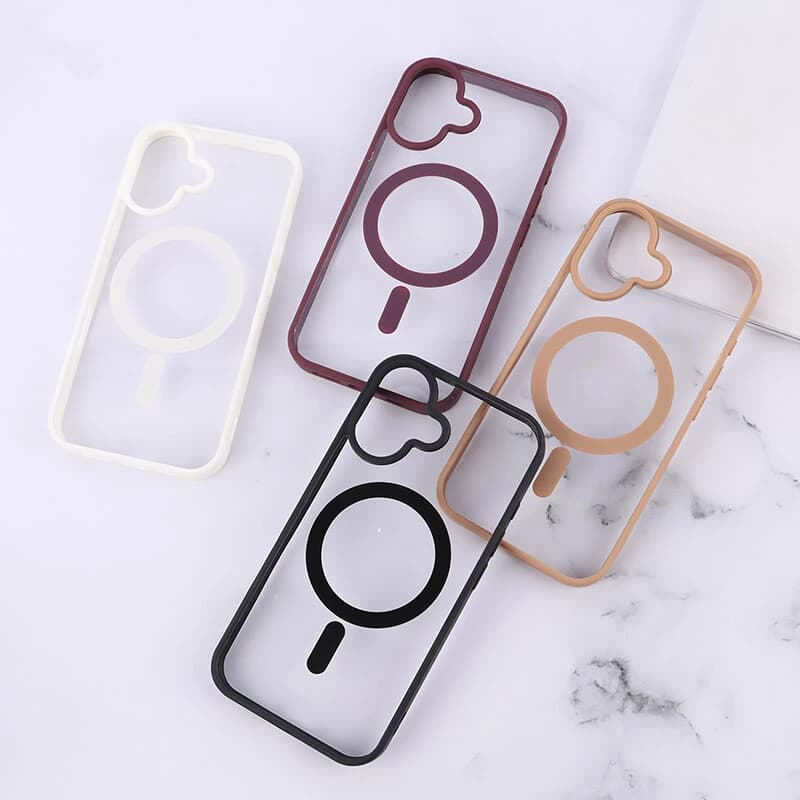 قاب PC مگ سیف آیفون iPhone 16 دور رنگی — تصویر ۶