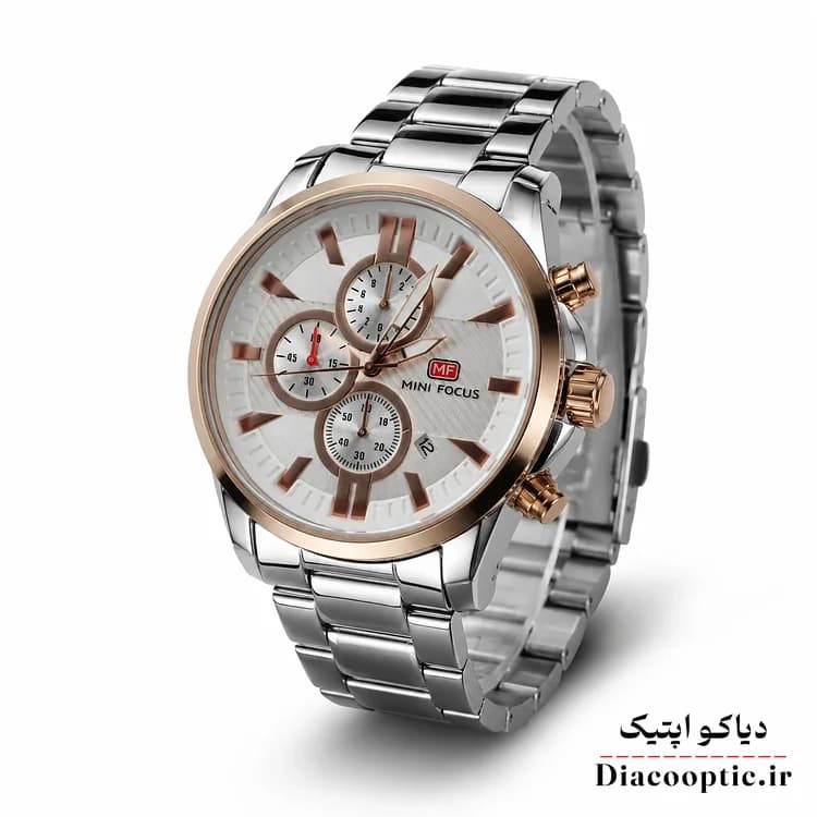 ساعت مچی مردانه اورجینال موتور ژاپنی برند مینی فوکوس سه موتور مدل Mf0134G.02 — تصویر ۲