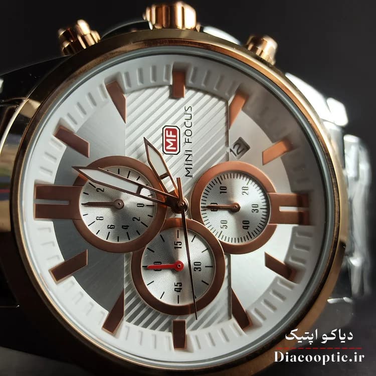 ساعت مچی مردانه اورجینال موتور ژاپنی برند مینی فوکوس سه موتور مدل Mf0134G.02 — تصویر ۵