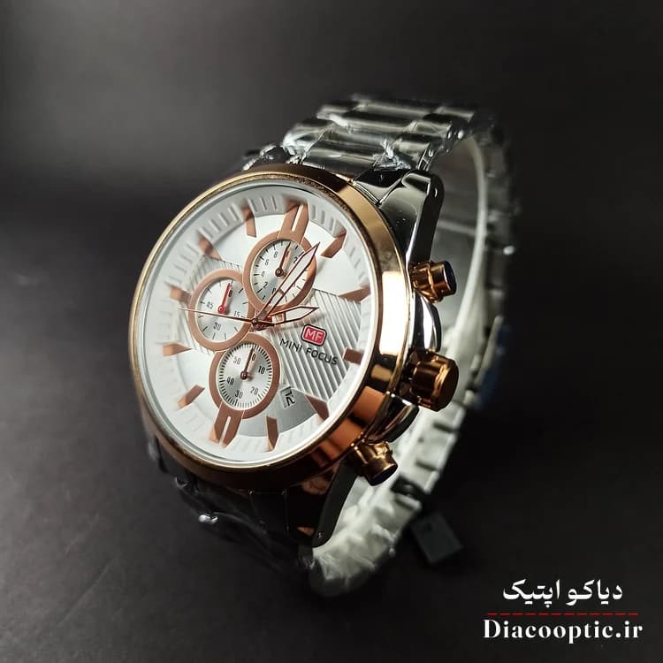 ساعت مچی مردانه اورجینال موتور ژاپنی برند مینی فوکوس سه موتور مدل Mf0134G.02 — تصویر ۴