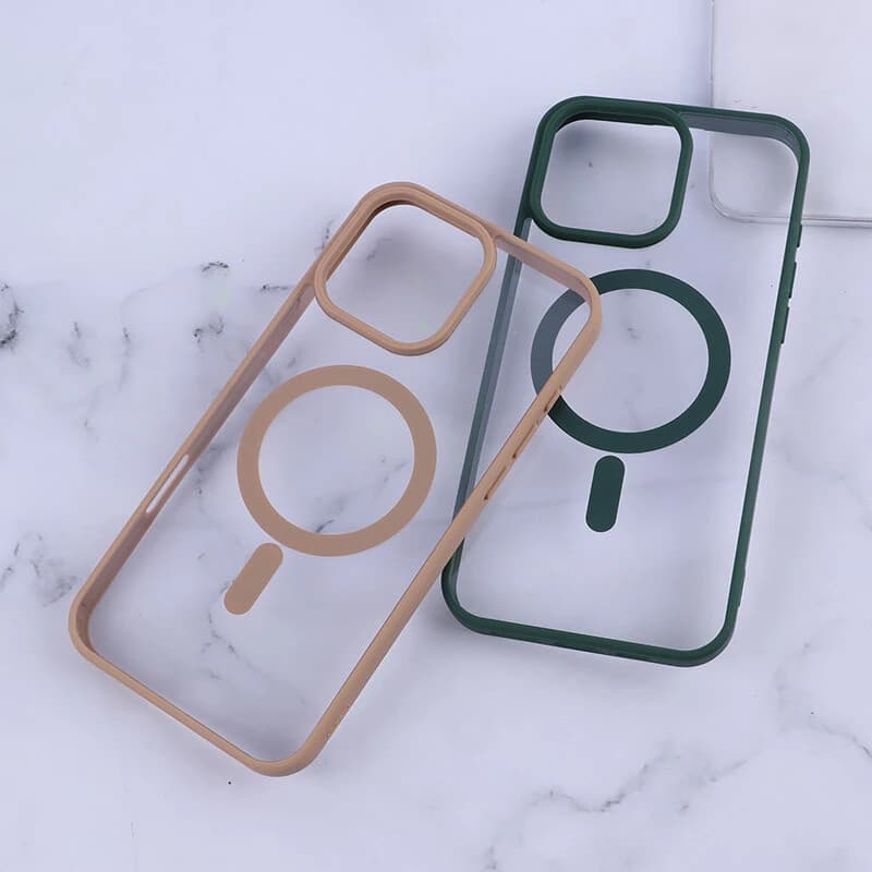 قاب PC مگ سیف آیفون iPhone 16 Pro Max دور رنگی — تصویر ۱۱