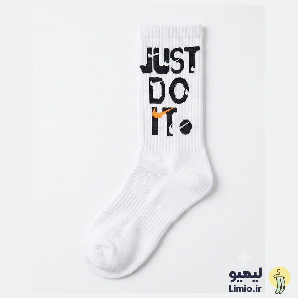 جوراب ساق دار نایکی نخ پنبه مردانه Just Do It — تصویر ۳