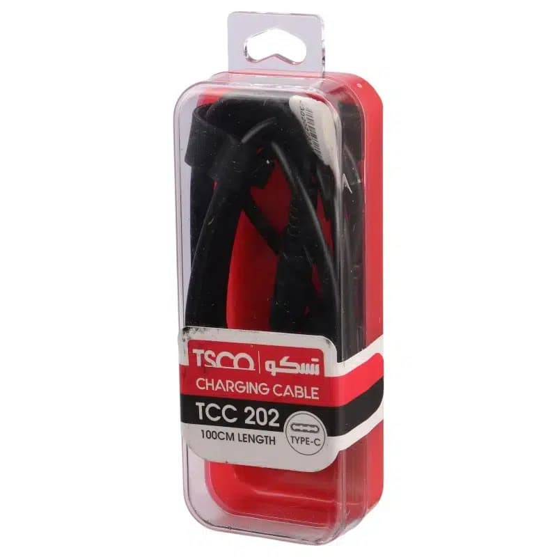 کابل شارژ فست TSCO Type-C مدل TCC 202 طول 1متر — تصویر ۴