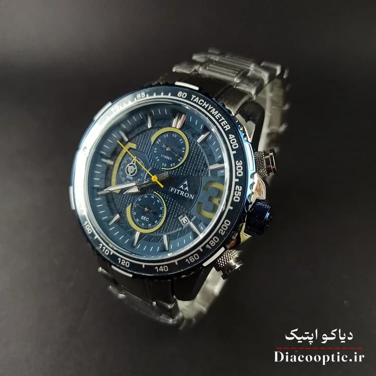 ساعت مچی مردانه برند فیترون سه موتور مدل Do1233 استیل — تصویر ۴