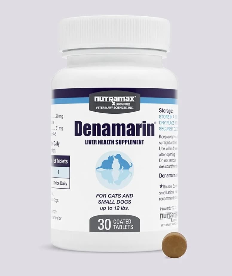 مکمل کبد Nutramax Denamarin – مخصوص سگ‌های کوچک و گربه‌ها