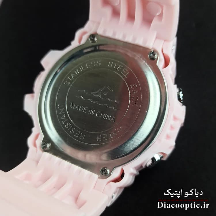 ساعت مچی دخترانه دیجیتالی برند جی شاک مدل G1267 بند رابر — تصویر ۷