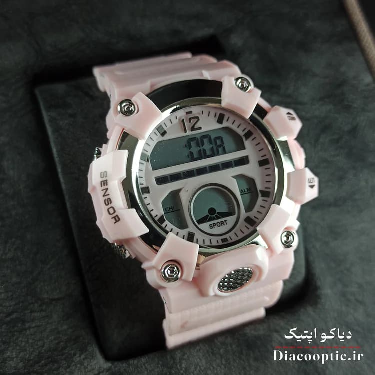 ساعت مچی دخترانه دیجیتالی برند جی شاک مدل G1267 بند رابر — تصویر ۹