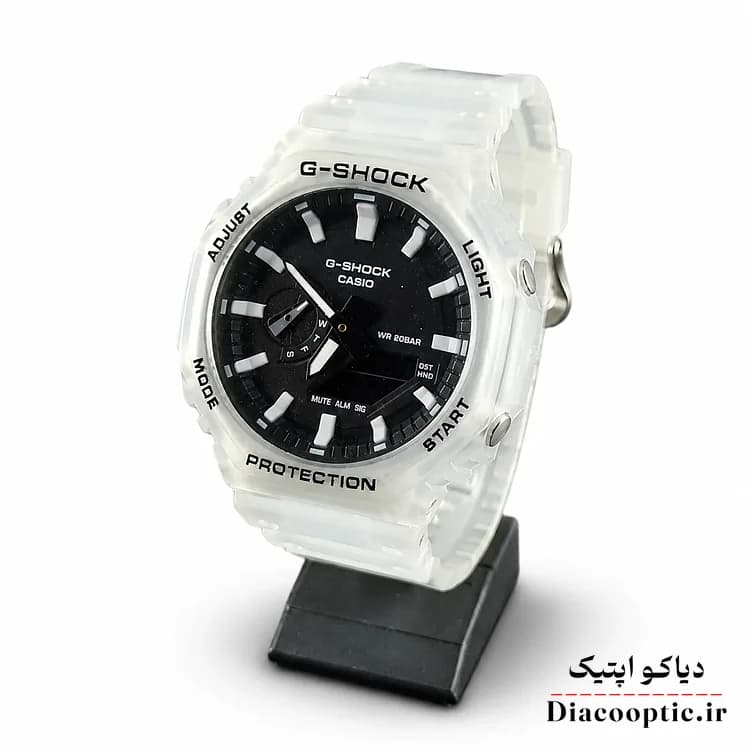 ساعت مچی اسپرت دو زمانه برند جی شاک مدل G1264 بند رابر