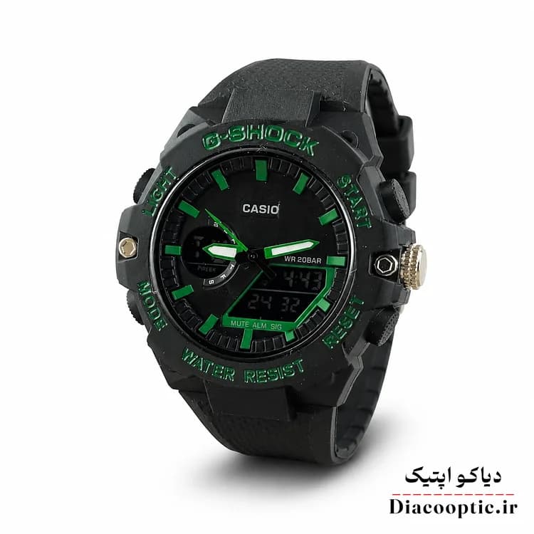 ساعت مچی پسرانه دیجیتالی برند جی شاک مدل G-shok1258 بند رابر