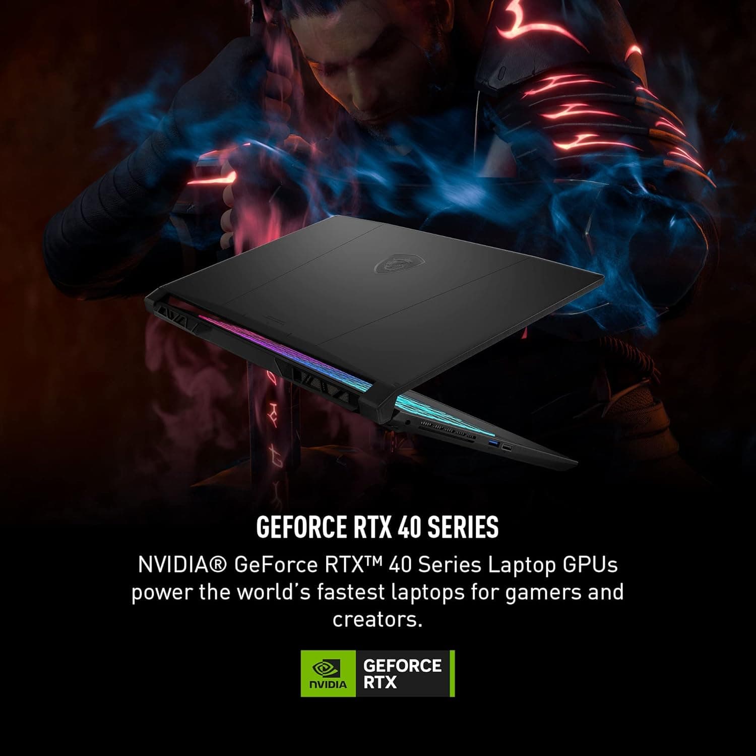 لپ تاپ گیمینگ ام اس آی MSI KATANA 15 B13V OPEN BOX | i7 13620 H | 16DDR5 | 1TR SSD | 6GB NVIDIA GEFORCE RTX 4050 | 15.6 FHD 144 Hz — تصویر ۷