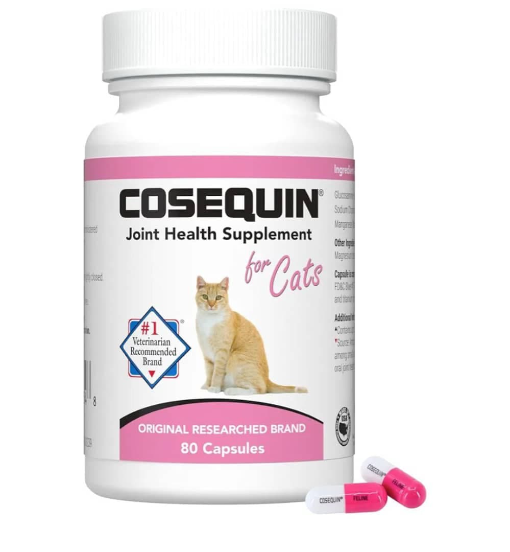 مکمل مفصلی پیشرفته برای گربه‌ها ۸۰ عددی – Cosequin Nutramax