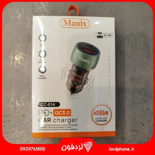 شارژر فندکی مانیکس مدل CC014