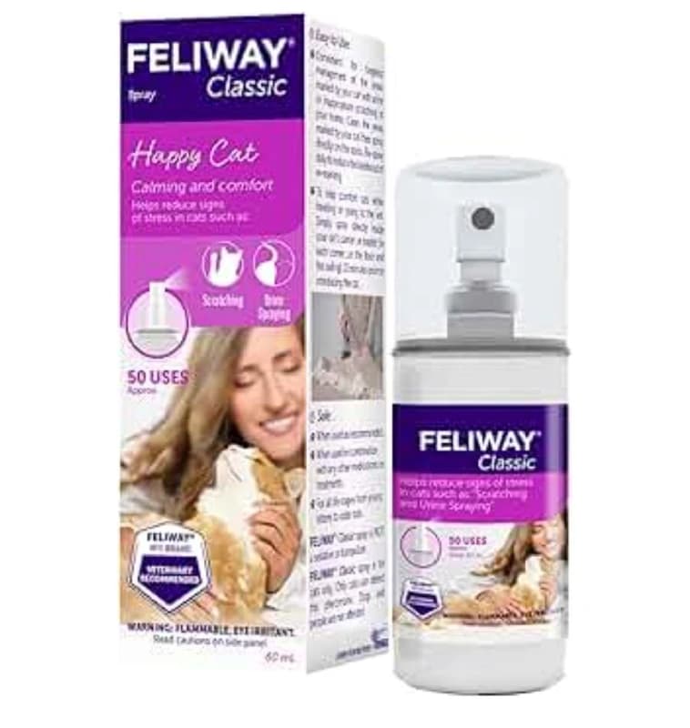 اسپری آرام‌بخش Feliway برای گربه ها