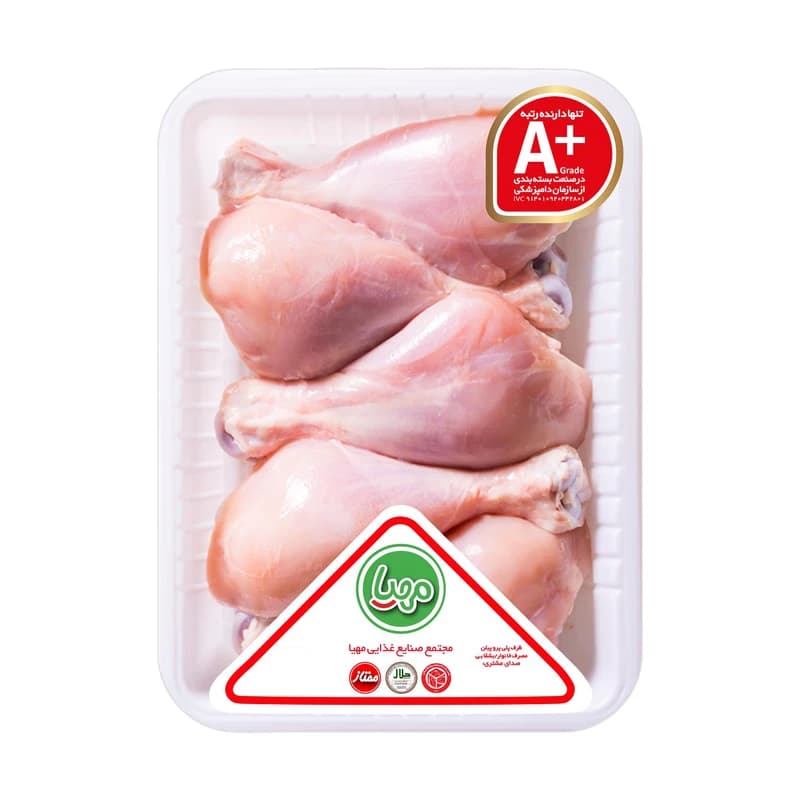 ساق بی پوست ساده مرغ مهیا پروتئین – 0.9 کیلوگرم