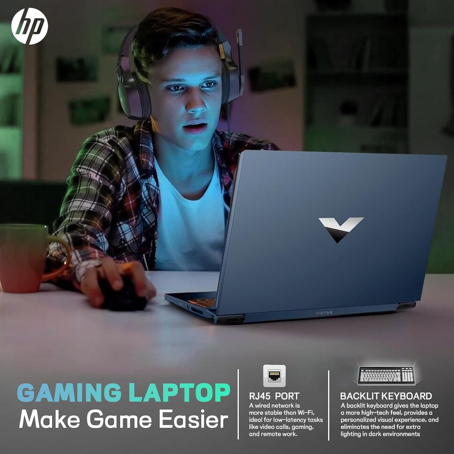 لپ تاپ اچ پی گیمینگ HP VICTUS 16 OPEN BOX ORGINAL BOX | i7 13620 H | 16GB DDR5 | 1TR SSD | 8GB NVIDIA GEFORCE RTX 4060 DDR6 | 16 2K 240 Hz — تصویر ۶