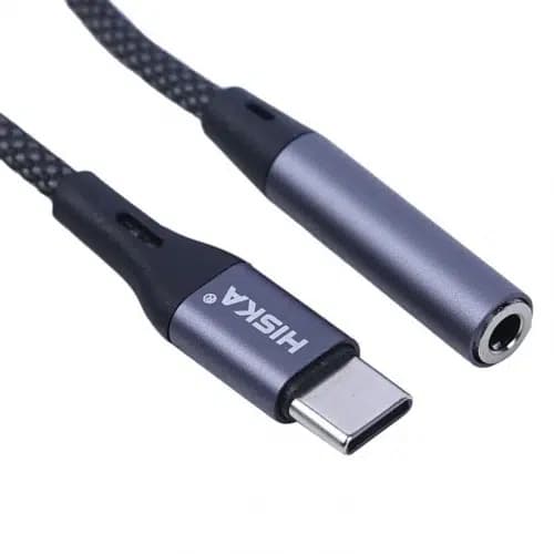 تبدیل Type-C به جک 3.5 میلی متری هیسکا W47 — تصویر ۲
