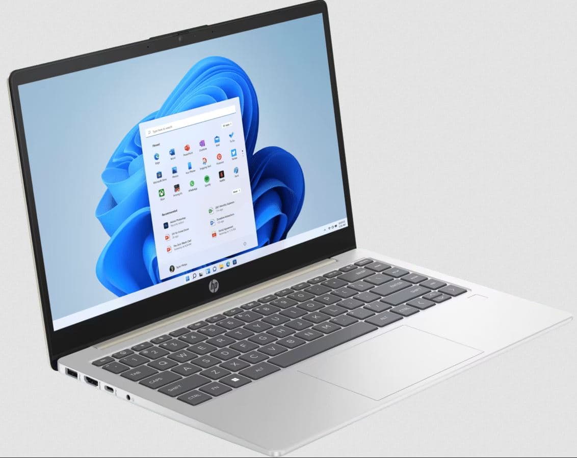 لپ تاپ اپن باکس اچ پی HP LAPTOP 14 OPEN BOX | RYZEN 3 7320 U | 8GB DDR5 | 1TR SSD | 512 MB AMD RADEON | 14 FHD — تصویر ۲