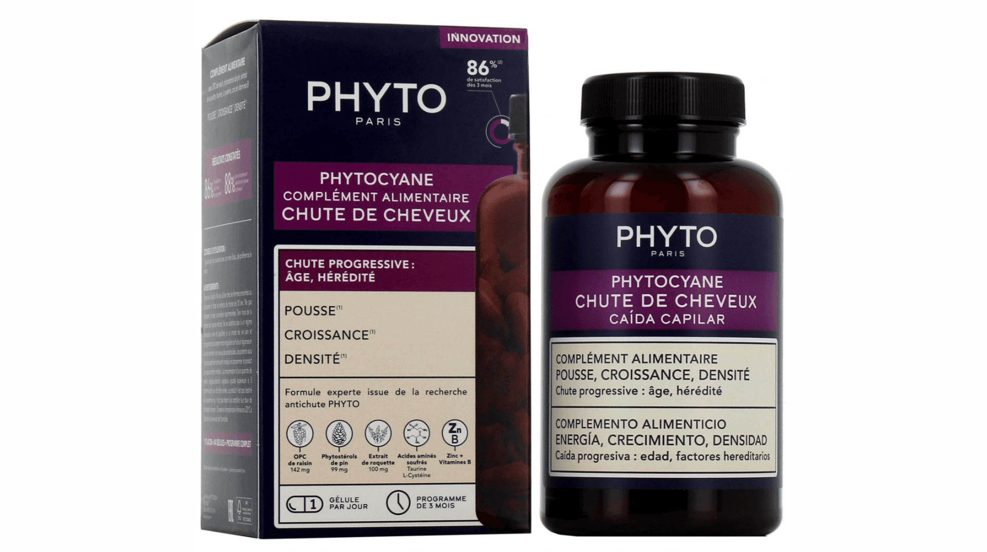 کپسول مکمل غذایی ضد ریزش مو مدل فیتوسیان فیتو Phyto