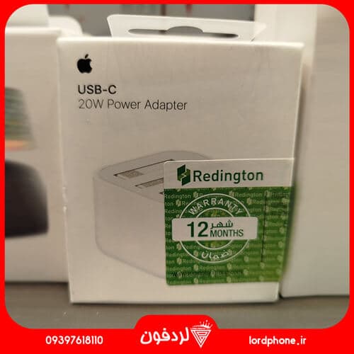 شارژر آیفون USB-C اپل ۲۰ وات اصل (پک عرب)
