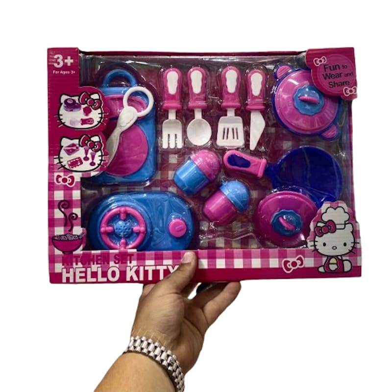 ست اسباب بازی آشپزخانه هلو کیتی (Hello Kitty)