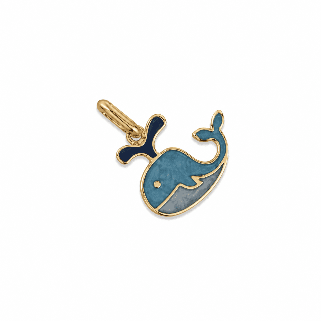 آویز وال میناکاری آبی