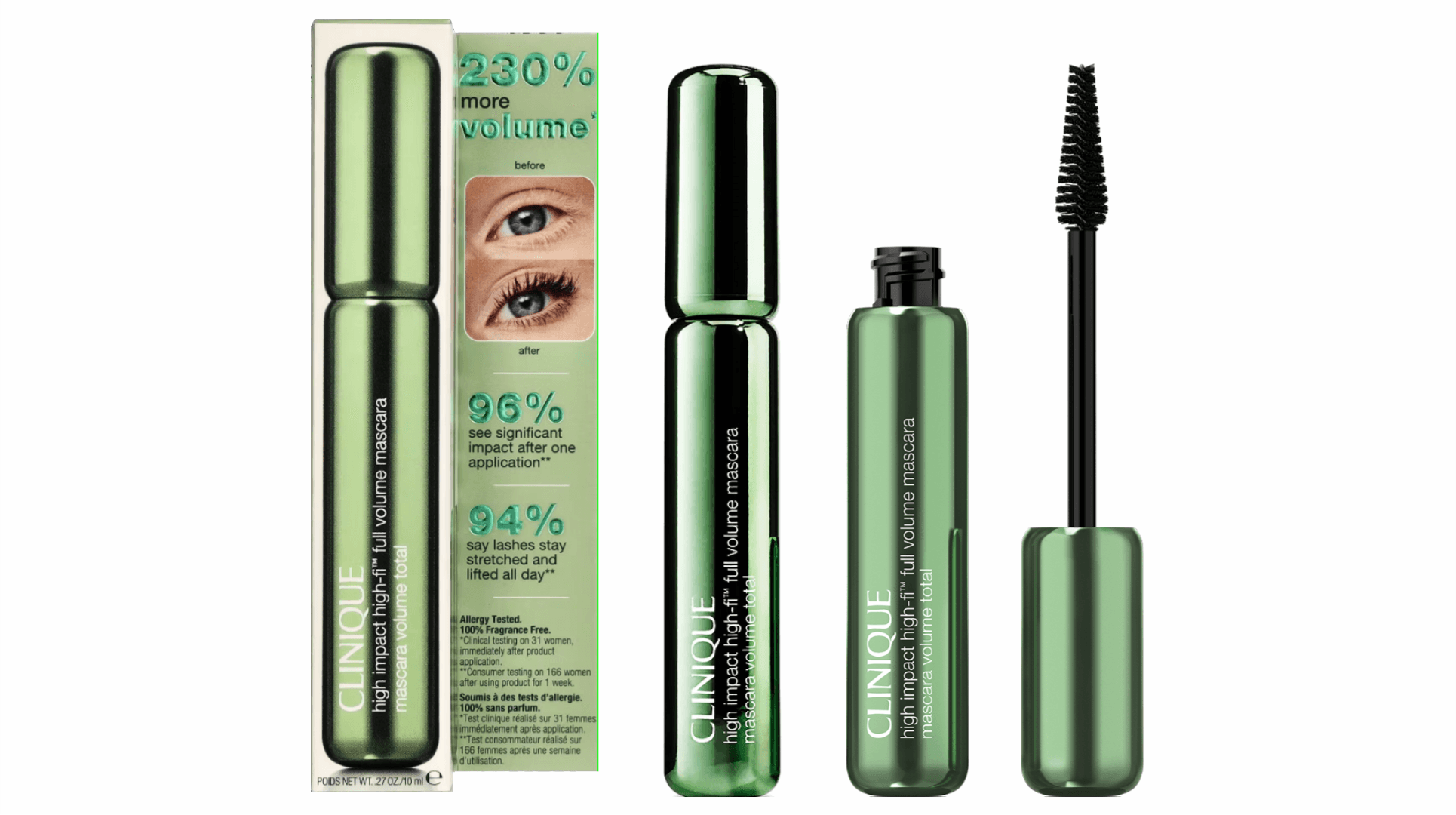 ریمل حجم دهنده قوی مدل های ایمپکت کلینیک Clinique