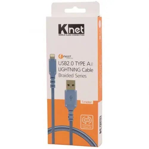 کابل لایتنینگ فست شارژ کی نت K-CULB2010 طول 1 متر — تصویر ۲