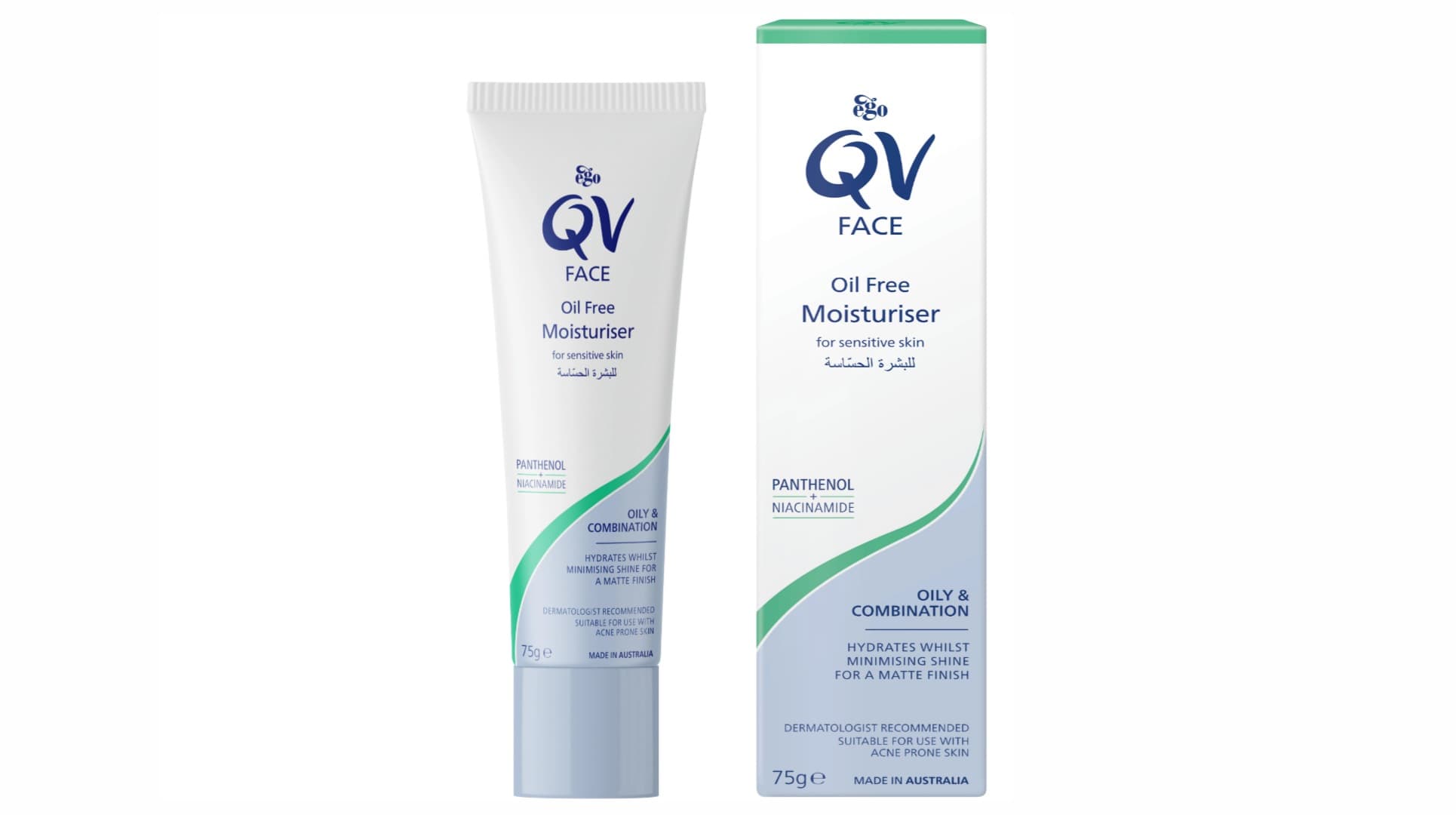 کرم آبرسان و مرطوب کننده صورت بدون چربی کیو وی QV