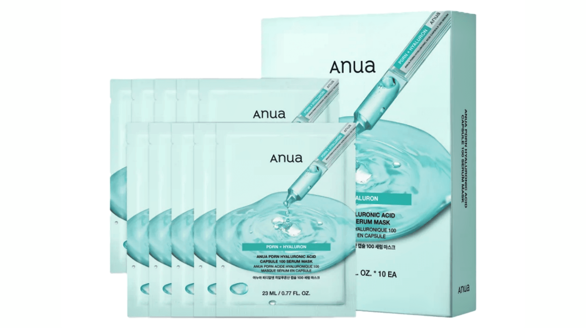 پک ماسک ورقه ای آبرسان مدل PDRN و هیالورونیک اسید آنوا ANUA