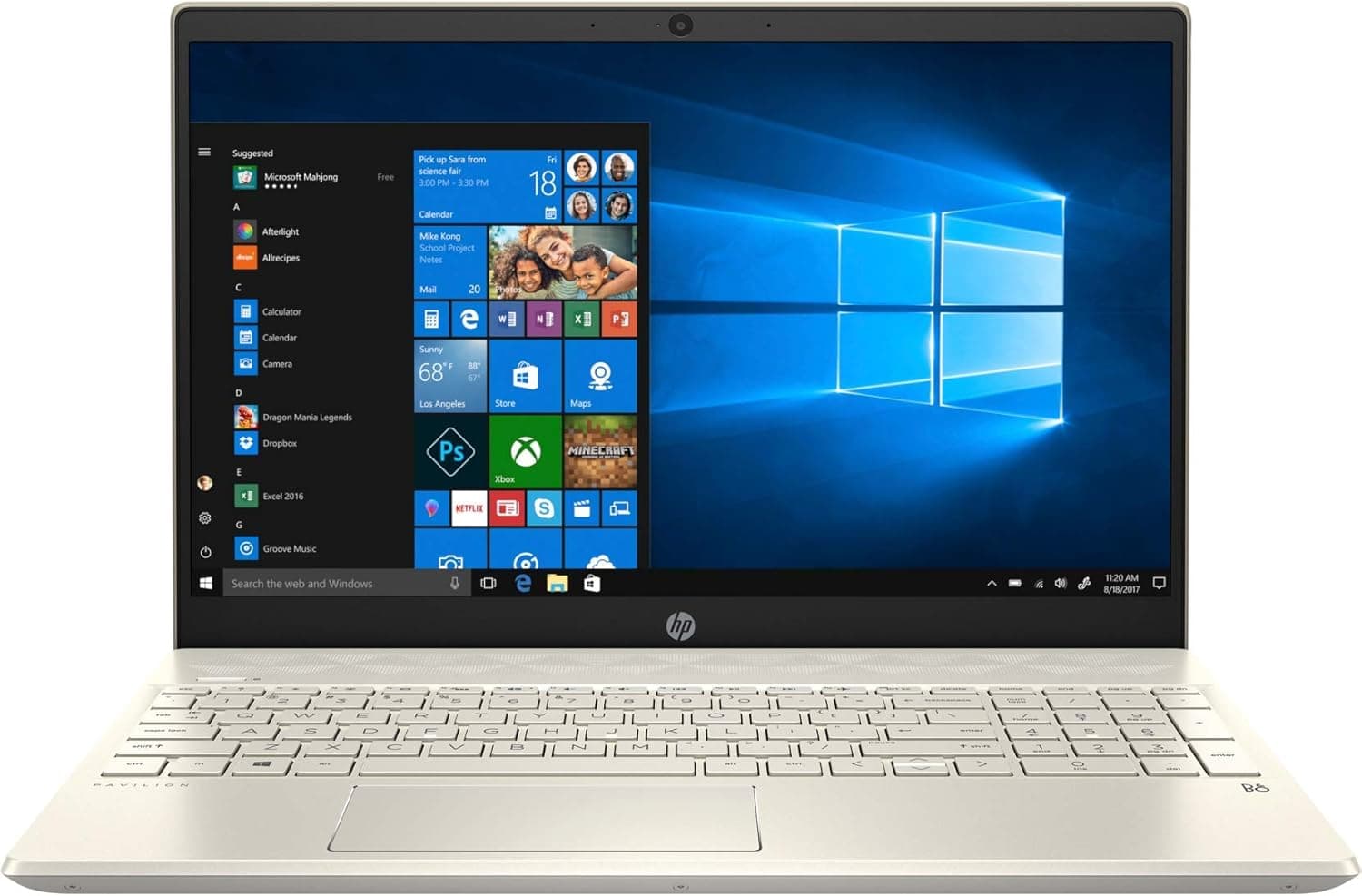 لپ تاپ اچ پی HP PAVILION 15 OPEN BOX GOLD | i5 1035 G1 | 8GB DDR4 | 256GB SSD | INTEL | 15.6 FHD