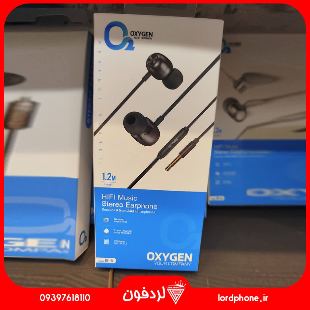 هندزفری سیمی استریو اکسیژن مدل HF-5