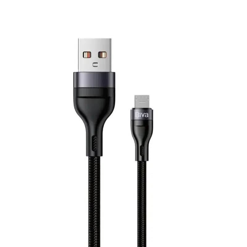 کابل میکرو یو اس بی 2.4 آمپر بیوا C-08V طول 1.2 متر — تصویر ۳