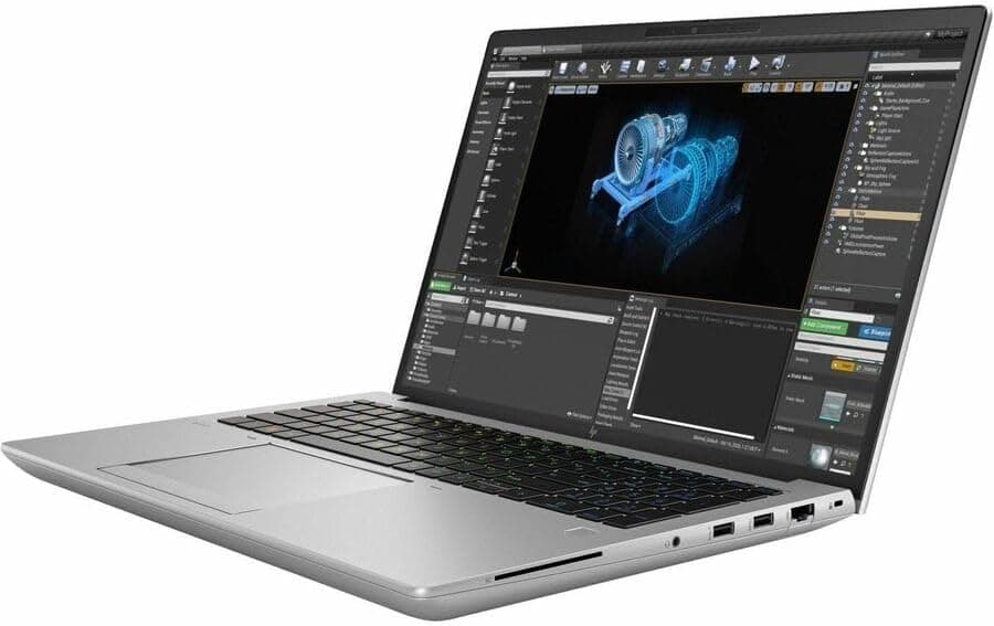 لپ تاپ اچ پی قدرتمند گیمینگ نسل سیزده HP ZBOOK FURY 16 G11 OPEN BOX | i9 13950 HX | 32GB DDR5 | 1TR SSD | 8GB NVIDIA RTX 2000 DDR6 | 16 FHD — تصویر ۴