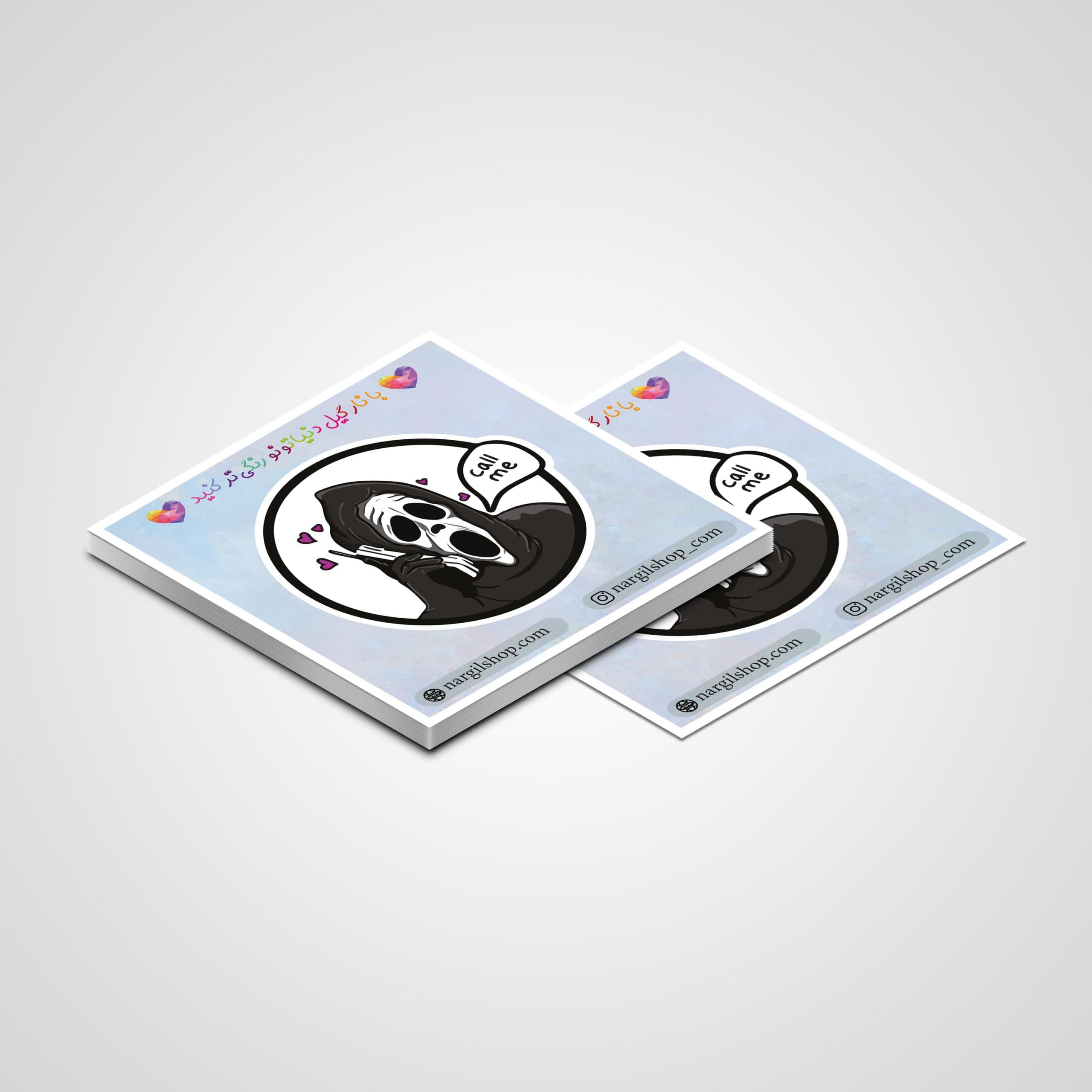 استیکر فیلم ترسناک جیغ 07 | 07 Scream Horror sticker — تصویر ۲