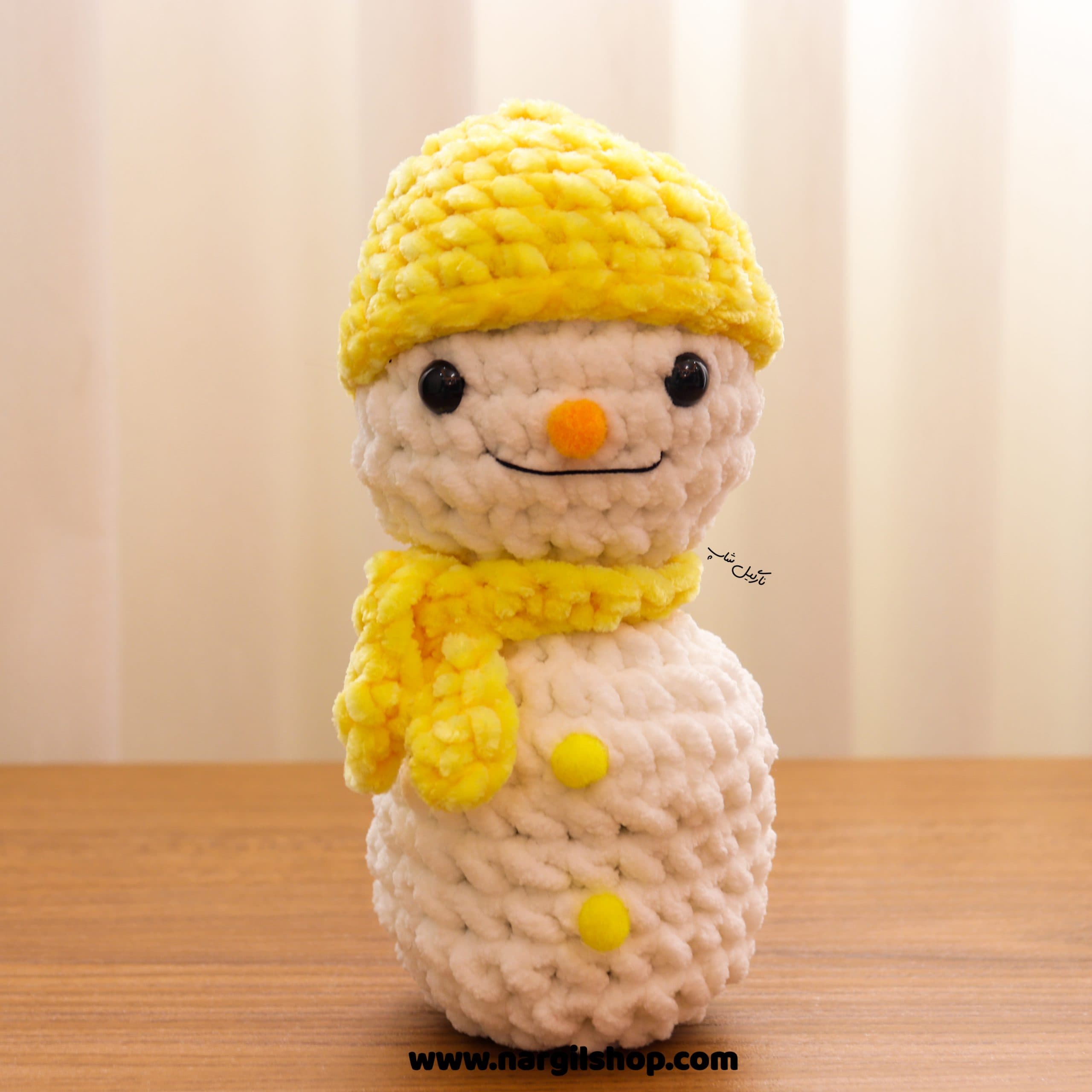 عروسک بافتنی برفی‌های مهربون | Knitted Doll 03 — تصویر ۲