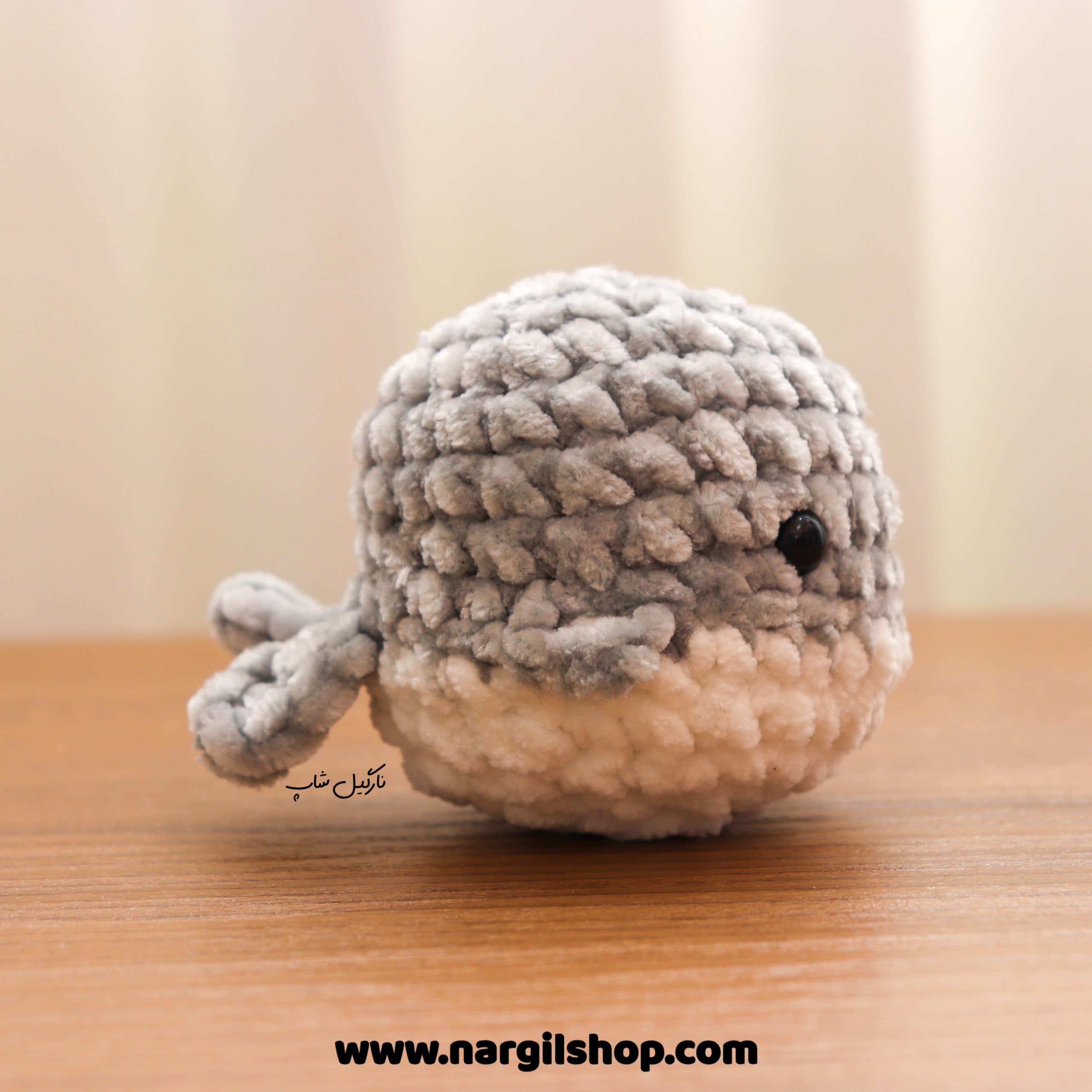 عروسک بافتنی نهنگ کوچولو | Knitted Doll 02 — تصویر ۲