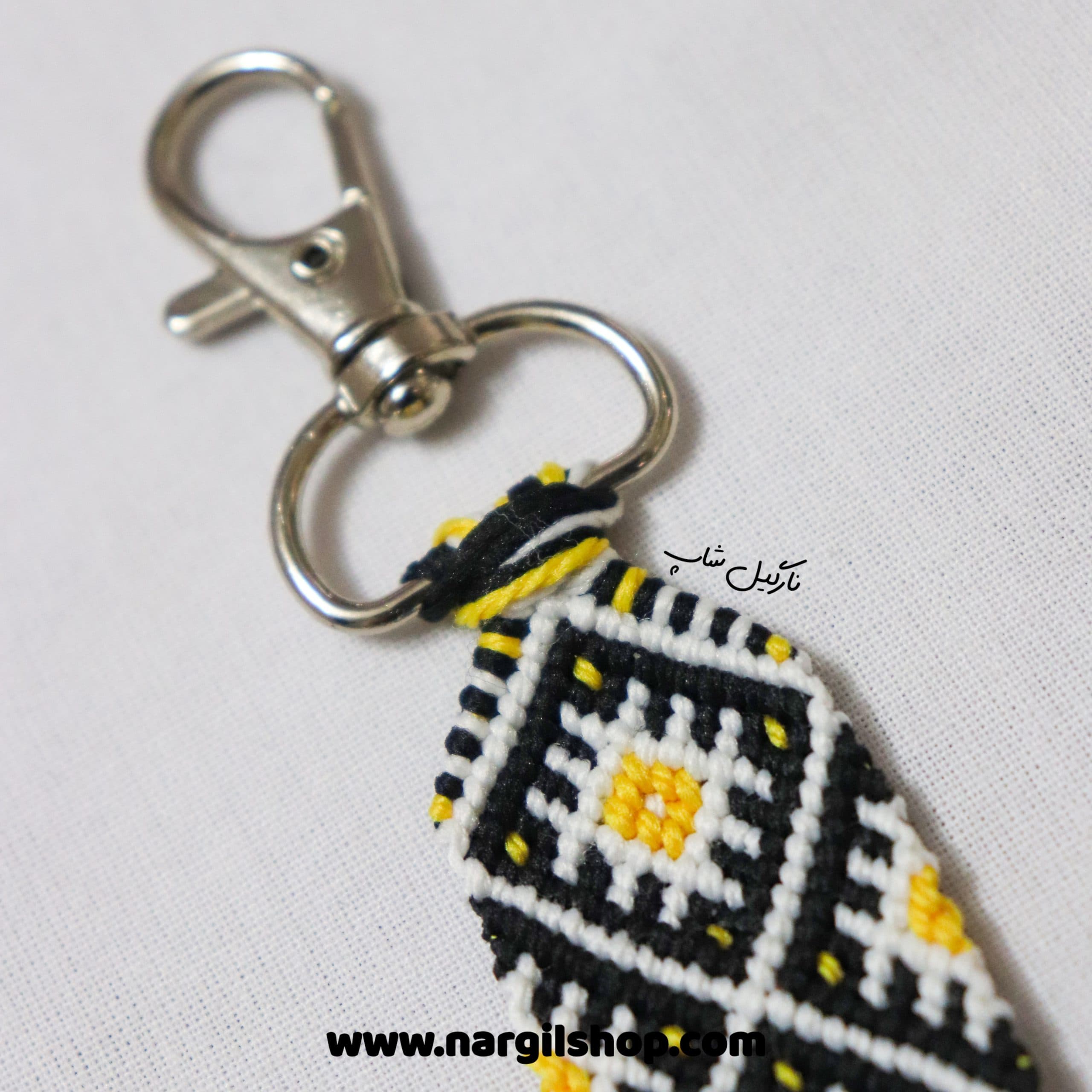 ست دستبند دوستی و جاکلیدی آفتاب نقش | friendship bracelet and Knitted keychain 01 — تصویر ۴