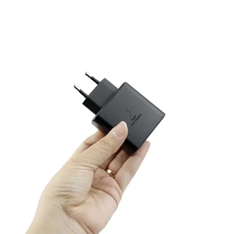 کله شارژر SAMSUNG 45W USB-C دو پین — تصویر ۴