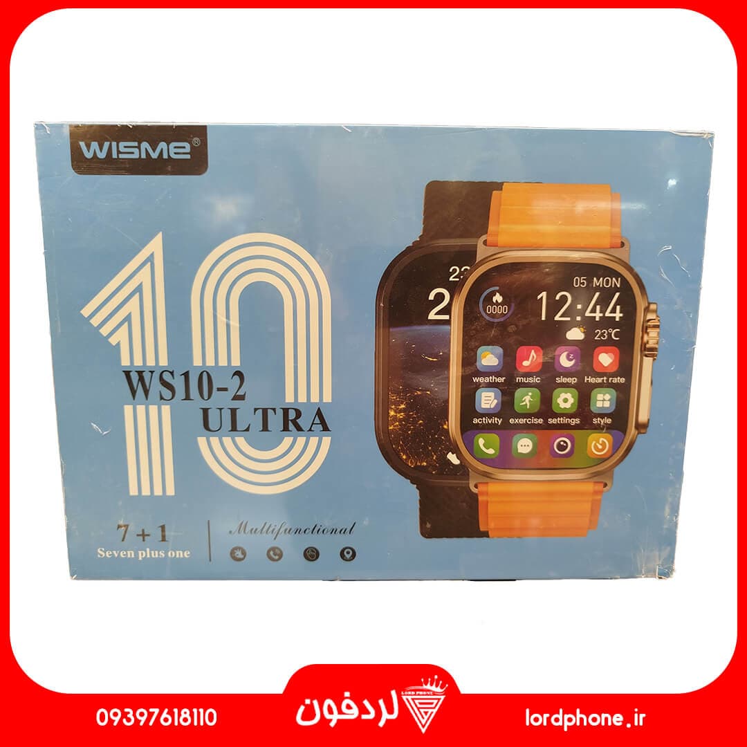 ساعت هوشمند دبلیو اِس مدل WS10-2 ULTRA — تصویر ۲