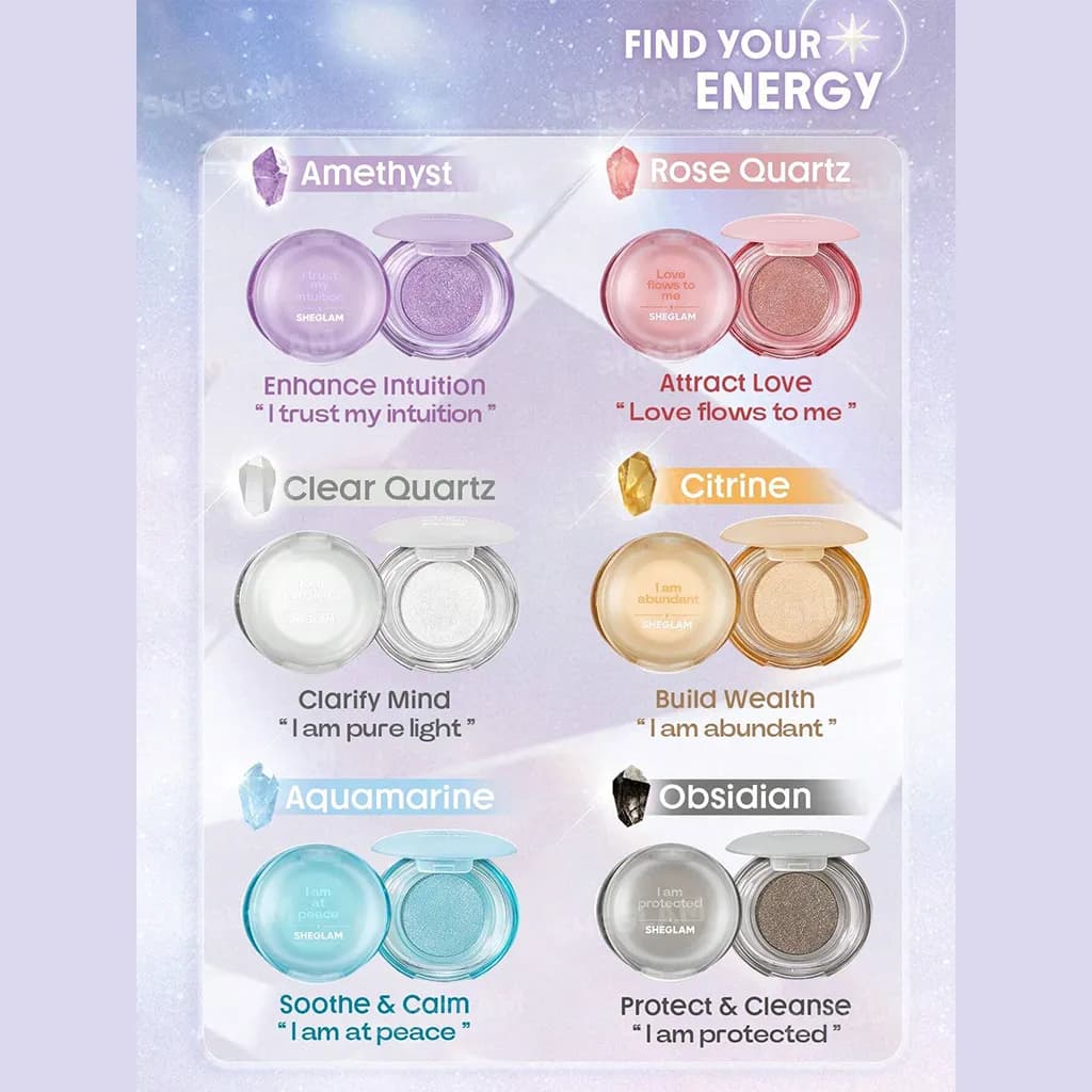 ست کامل آرایشی شیگلم کالکشن کریستال اینتنشن Crystal Intentions — تصویر ۴