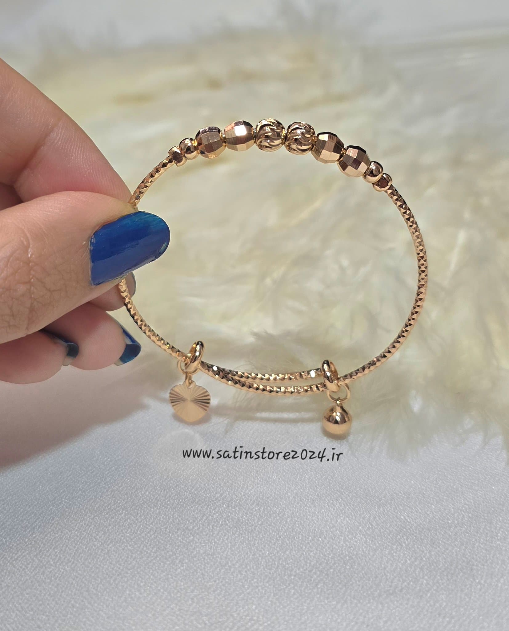 دستبند (تکدست ) طرح گوی کد 3092 — تصویر ۴