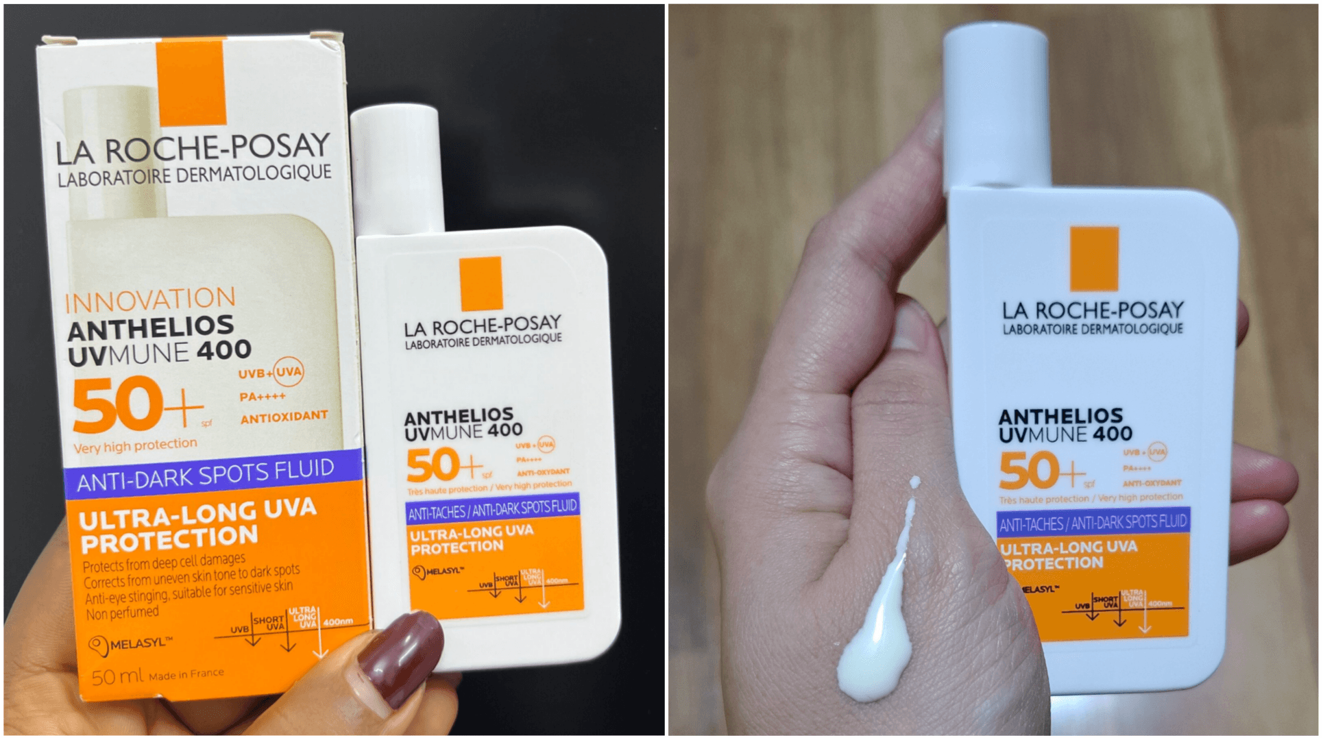 کرم ضد آفتاب بی رنگ ضد لک مدل آنتلیوس لاروش پوزای LA ROCHE POSAY — تصویر ۷