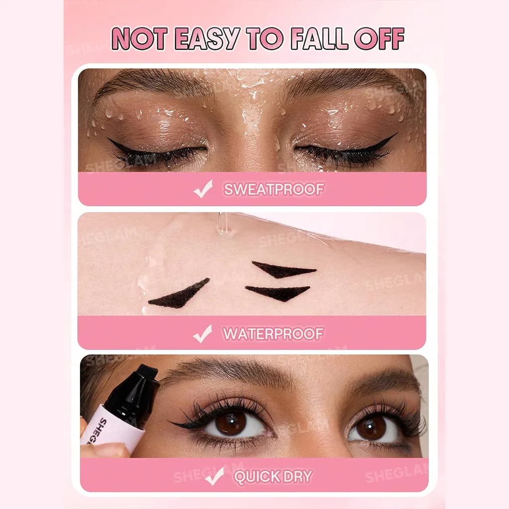 خط چشم دوطرفه Insta-Wing Heart Stamp شیگلم | SHEGLAM Insta-Wing Heart Stamp Eyeliner — تصویر ۴